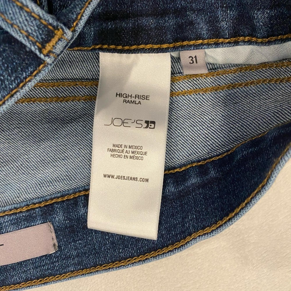 Joe's Jeans Blue Ankle Cropped Denim - Picture 2 of 6